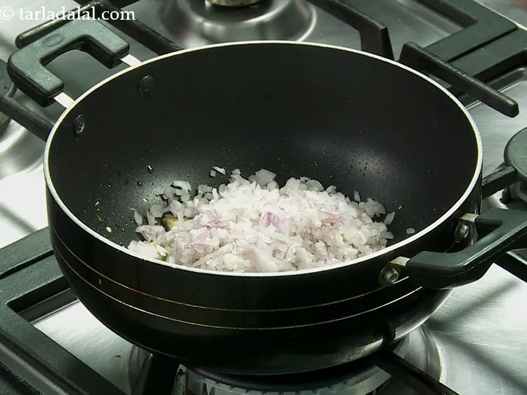 Step 10 – Add the onions.
