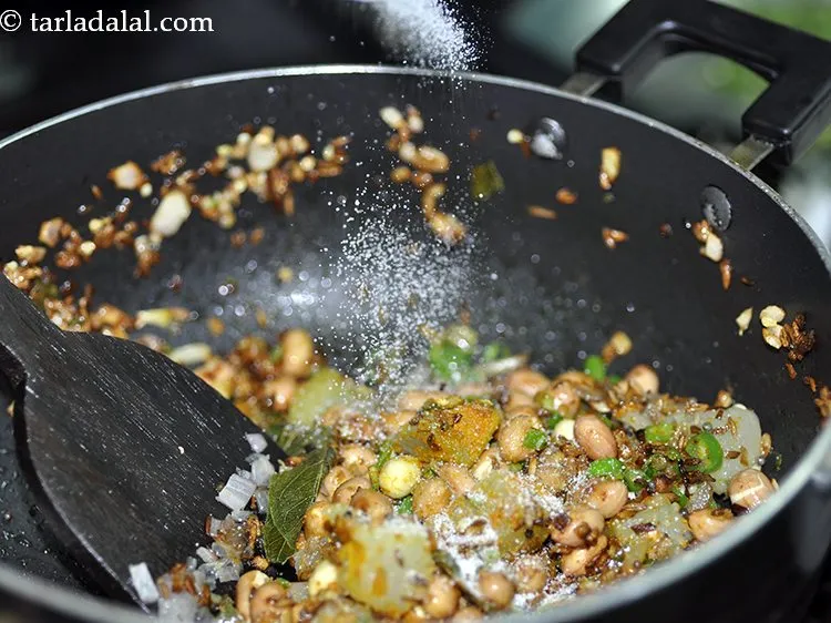 Step 37 – Saut&eacute; on a medium flame for 1 minute.
