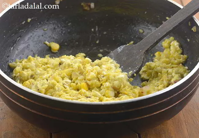 Step 10 – Mix well and cook on a medium flame for 1 to 2 minutes, while stirring …