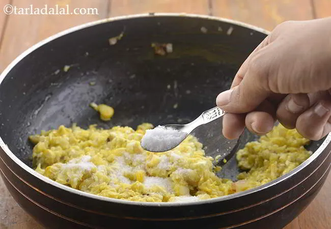 Step 11 – Now add the salt to taste.