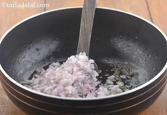 Step 5 – Add the onions for the desired pungency. Make sure they are chopped up finely.