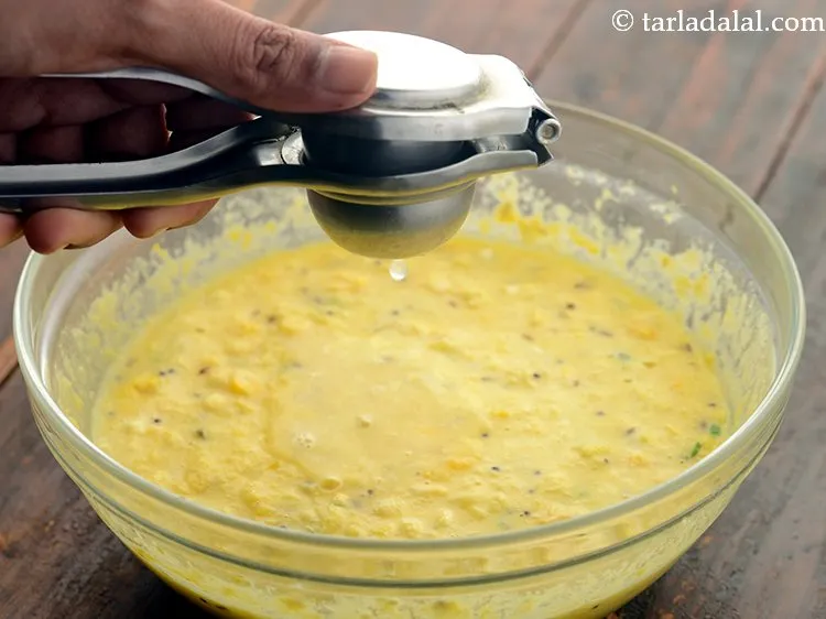 Step 12 – Add the lemon juice for an extra tangy flavor and mix well. Our <strong>makai ni …