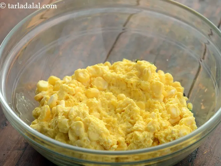 Step 8 – Add the corn.