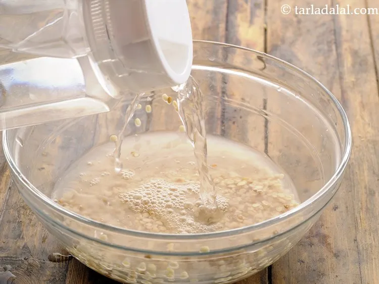 Step 11 – Pour enough water and mix well.