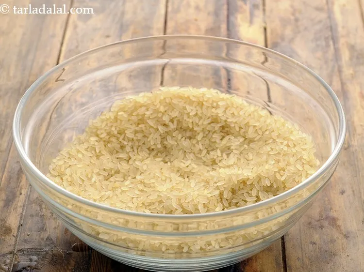 Step 14 – In another bowl, add 1&nbsp;cup&nbsp;<a href="https://www.tarladalal.com/glossary-parboiled-rice-ukda-chawal-538i">par-boiled rice (ukda chawal)</a>. For the homemade idli batter, we …