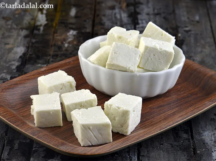 Step 22 – You can buy readymade paneer or <a href="https://www.tarladalal.com/paneer-recipe--how-to-make-paneer-424r" target="_blank"><strong>make paneer at home</strong></a>.<br /> &nbsp;