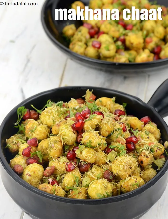 Step 32 – Serve<strong> makhana bhel recipe | fox nut bhel recipe | makhana chaat | easy makhana …