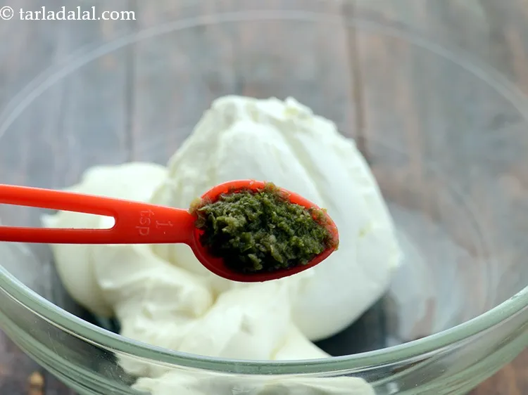 Step 6 – Add green chilli paste. Many people have a habit of storing <a href="https://www.tarladalal.com/How-To-Make-Green-Chilli-Paste-42729r"><u>green chili paste</u></a>&nbsp;in …