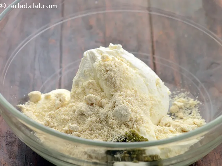 Step 7 – Add 2 tbsp cashew nut powder. It gives a mildly sweet and creamy flavor to …