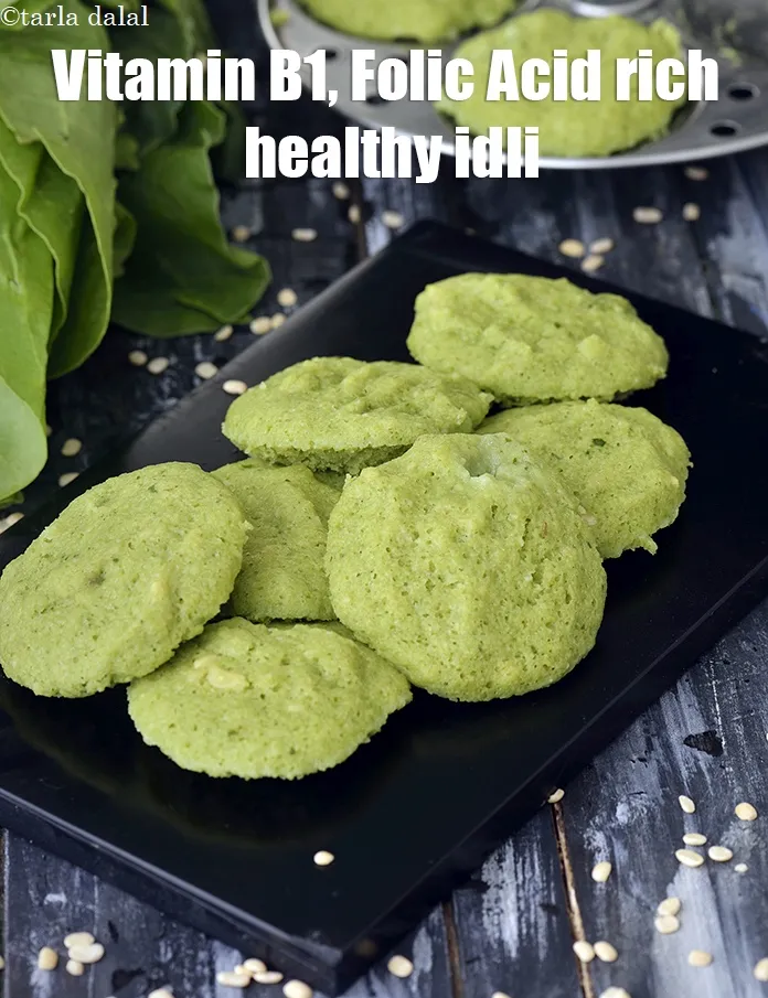 Step 29 – Serve hot <strong>palak chola dal idli | <!--%3Cmeta%20charset%3D%22UTF-8%22%20%2F%3E-->Vitamin B1,&nbsp;Folic Acid rich healthy idli |&nbsp;steamed split …