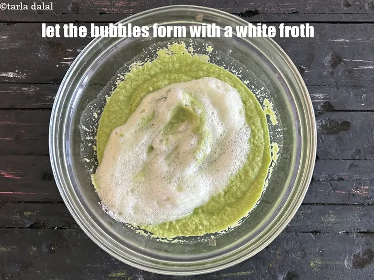 Step 22 – <meta charset="UTF-8" /> Let the bubbles form with a white froth.