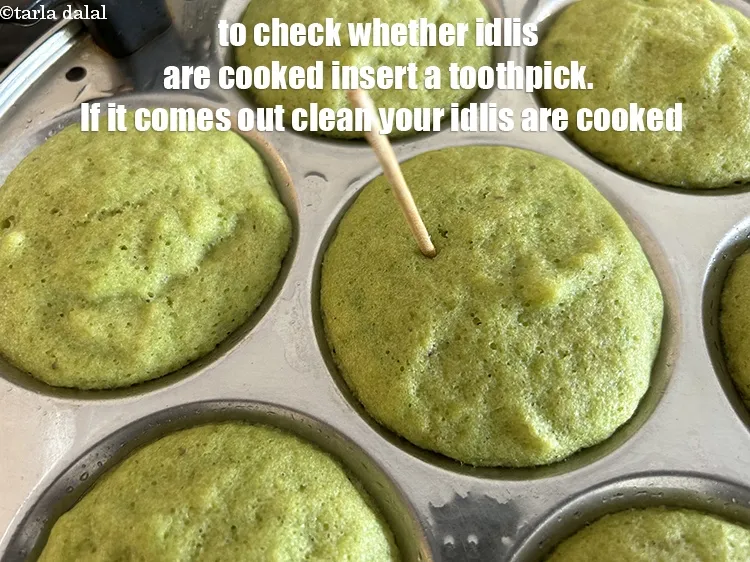 Step 26 – To check whether they have cooked properly or not, insert a toothpick, knife or fork …