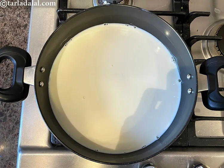 Step 8 – Heat&nbsp;and bring it to a boil on a medium flame, while stirring occasionally, so that …