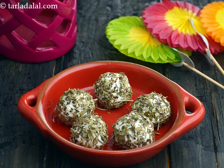 Step 10 – Refrigerate&nbsp;<strong>paneer mixed herb balls | healthy paneer&nbsp;mixed herb balls&nbsp;starter |&nbsp; cottage cheese mixed herb balls&nbsp;|</strong><strong>&nbsp;</strong>for …