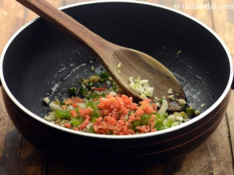 Step 23 – Add carrots. You can basically add any vegetables of your choice. Apart from the vegetables …