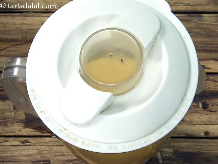 Step 27 – Blend till smooth.