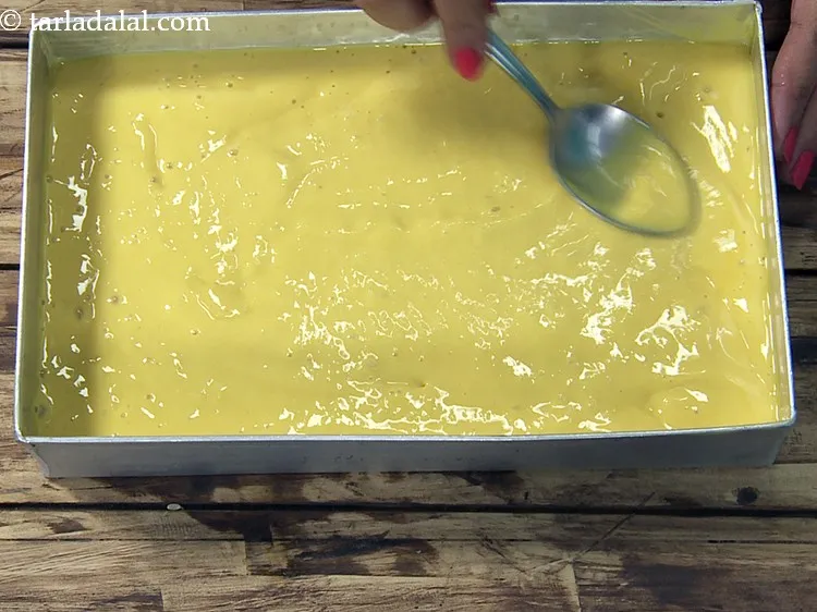 Step 29 – Level it with a spoon if need be.