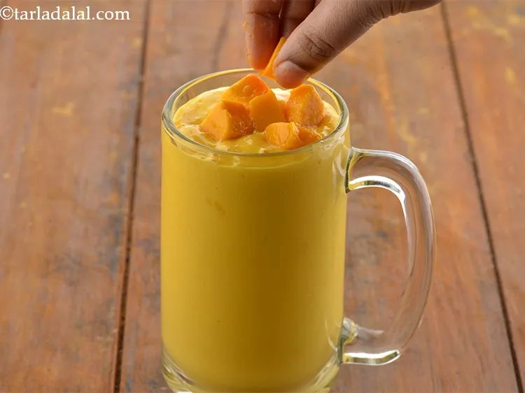 Step 11 – Garnish them with a few mango cubes. You can also garnish with a few chopped …