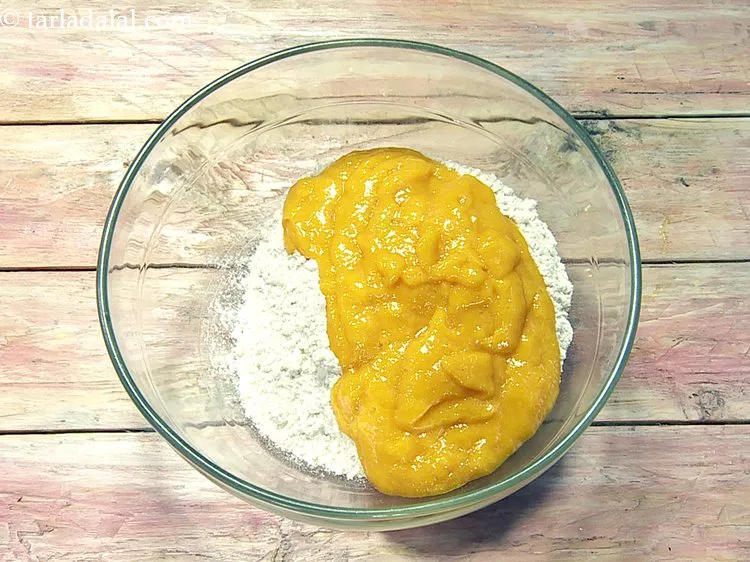 Step 15 – Add the mango mixture.