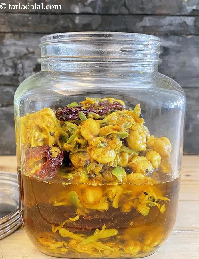 Step 42 – This pickle has to be stored refrigerated in a glass bottle.