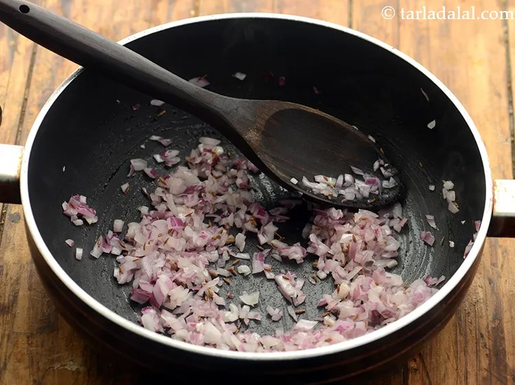 Step 12 – Saut&eacute; on a medium flame for 1 minute.