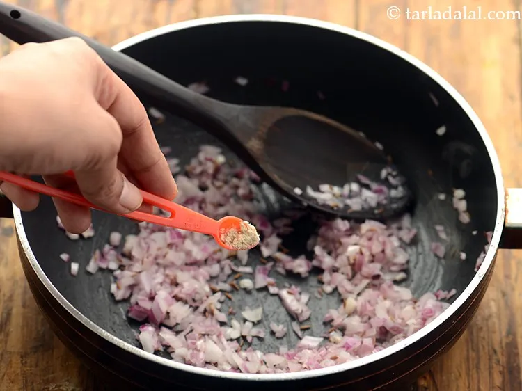 Step 13 – Add asafoetida.