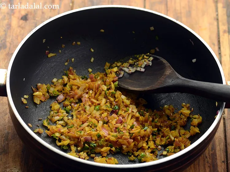 Step 17 – Saut&eacute; on a medium flame for a few seconds.