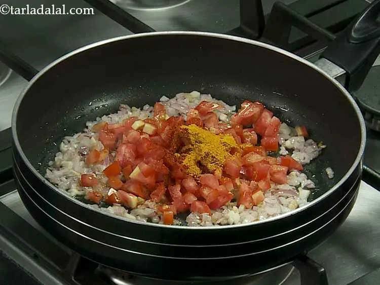 Step 7 – Finally add turmeric powder and 1 tbsp of water and mix well. The water prevents …