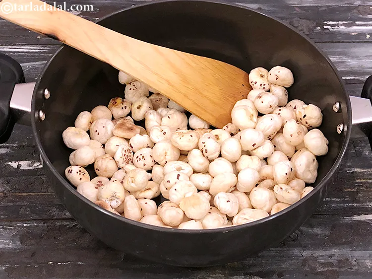 Step 3 – Dry roast makhanas on a medium flame for 4 to 5 minutes. See why we …