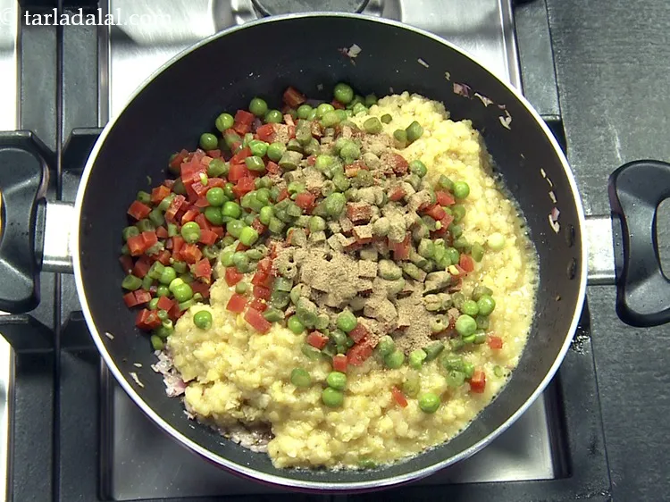 Step 20 – Add 1/2 tbsp&nbsp;<a href="https://www.tarladalal.com/glossary-dried-mango-powder-amchur-powder-148i">dried mango powder (amchur)</a>.