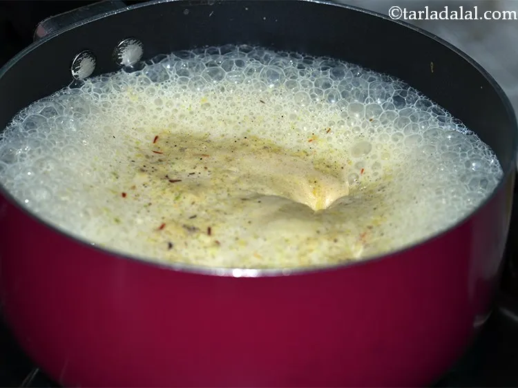 Step 19 – <span style="font-size: 16px; font-family: Arial; background-color: rgb(255, 255, 255);">Mix well and boil on medium flame …