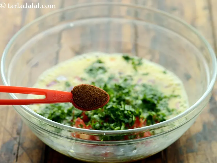 Step 9 – Add garam masala.