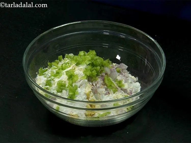 Step 4 – Now we will add the vegetables. For this I am adding finely chopped onions and …