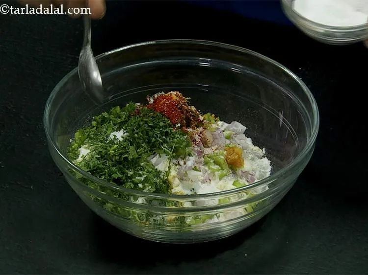 Step 8 – Now add the turmeric powder, lemon juice (for a slight sour taste) and salt.