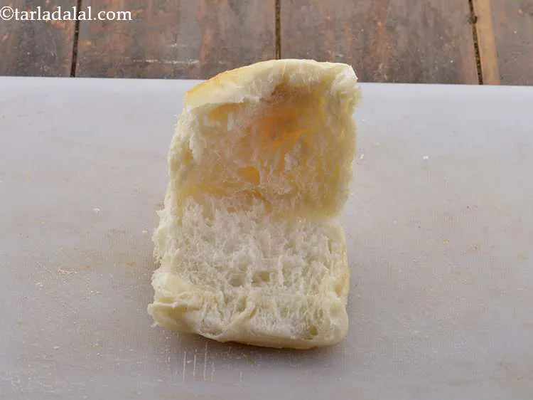 Step 23 – Slit a laddi pav horizontally with the help of a knife. To make fresh, homemade …