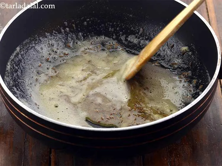 Step 8 – For the masala of <strong>Mumbai roadside masala pav</strong>, heat the butter in a deep kadhai …