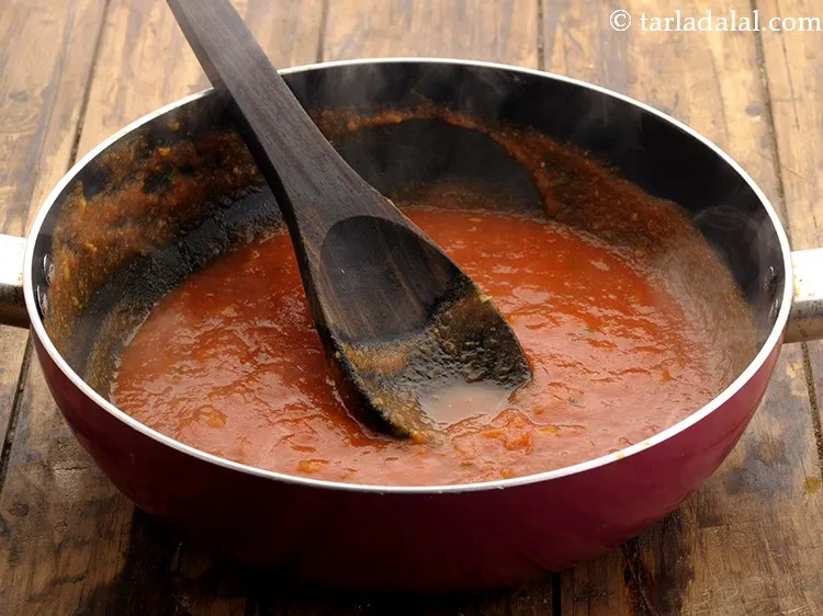 Step 15 – Mix well and cook on a medium flame for 2 minutes, while stirring occasionally.