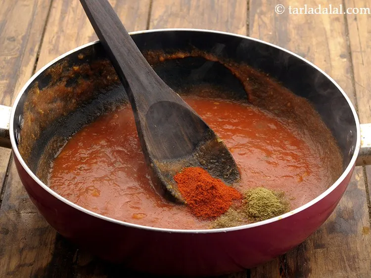 Step 17 – Add chilli powder. Add more or less as per the spice you can handle.