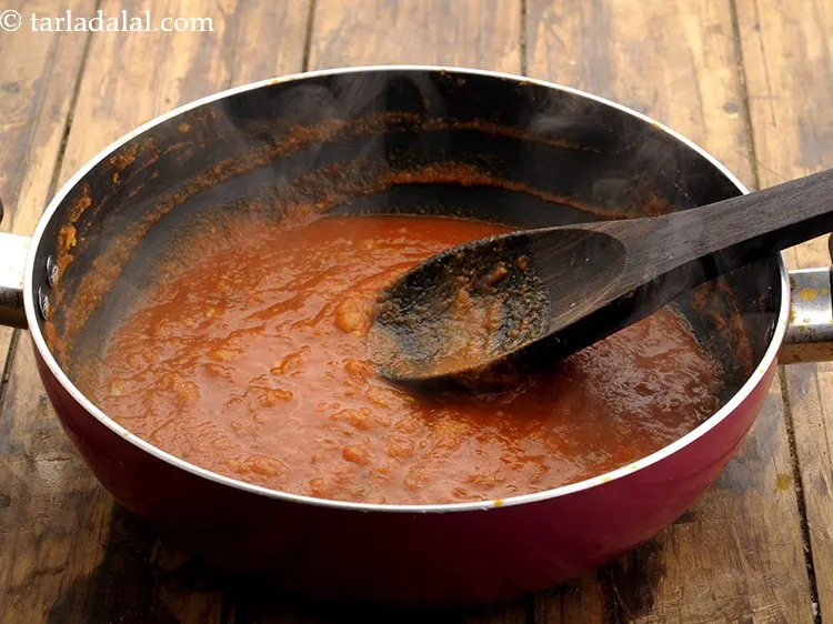 Step 19 – Mix well and cook on a medium flame for 1 minute.