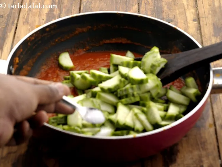 Step 21 – Add salt and mix well.