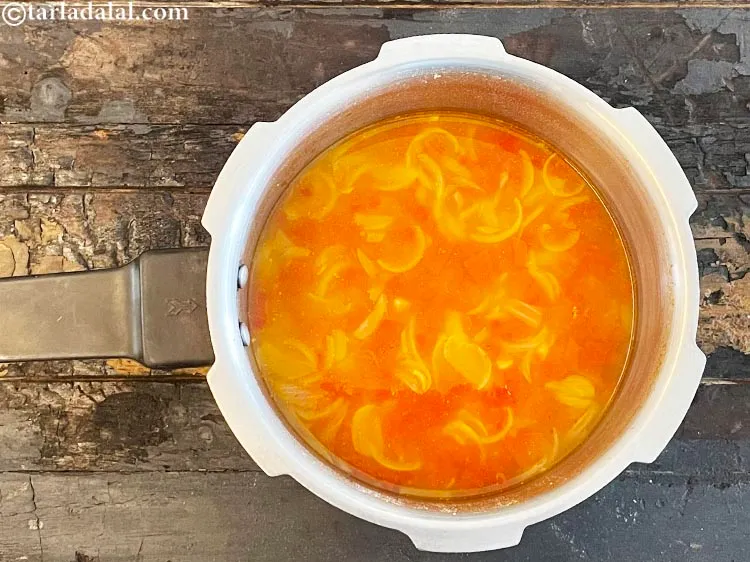 Step 18 – Allow the steam to escape before opening the lid. Cool slightly.