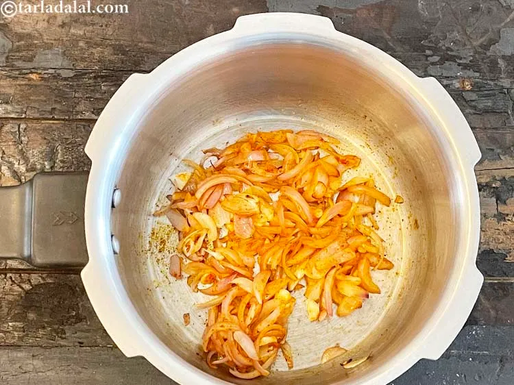 Step 12 – Saut&eacute; on a medium flame for a few seconds.