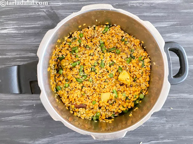 Step 32 – Saut&eacute; on a medium flame for 2 minutes.
