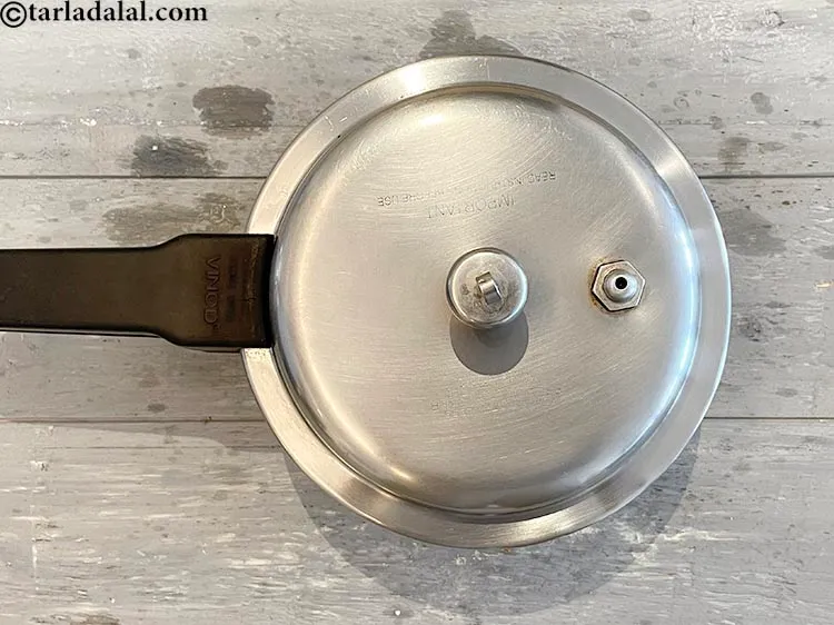 Step 22 – Pressure cook for 2 whistles