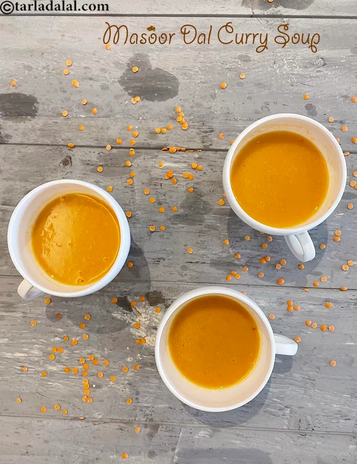 Step 26 – Transfer to a pan and boil for 5 to 7 minutes.&nbsp;Serve <strong>masoor dal soup | …