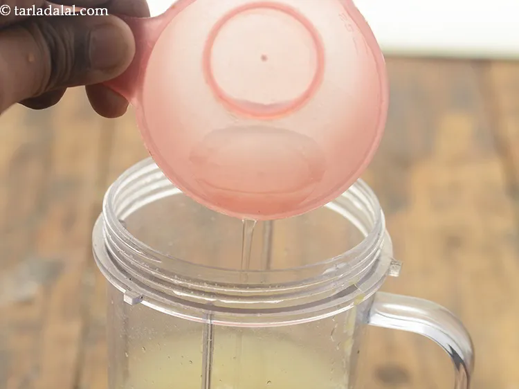 Step 16 – Add another &frac12; cup of water.