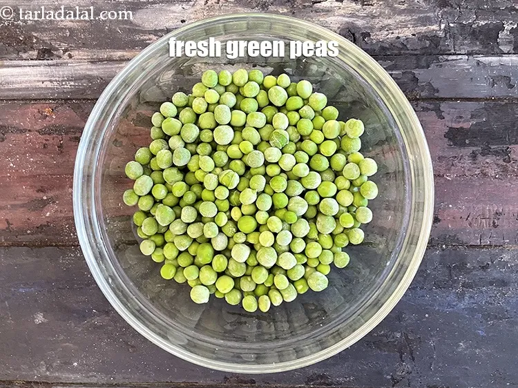 Step 3 – We suggest you use fresh green peas for this recipe. Frozen green peas will stick …