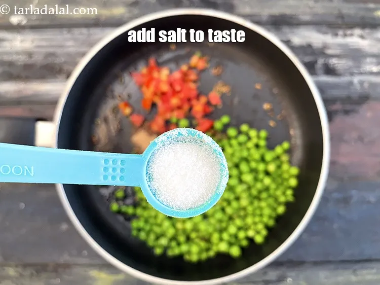 Step 24 – Add salt to taste. We added 1/2 tsp salt.
