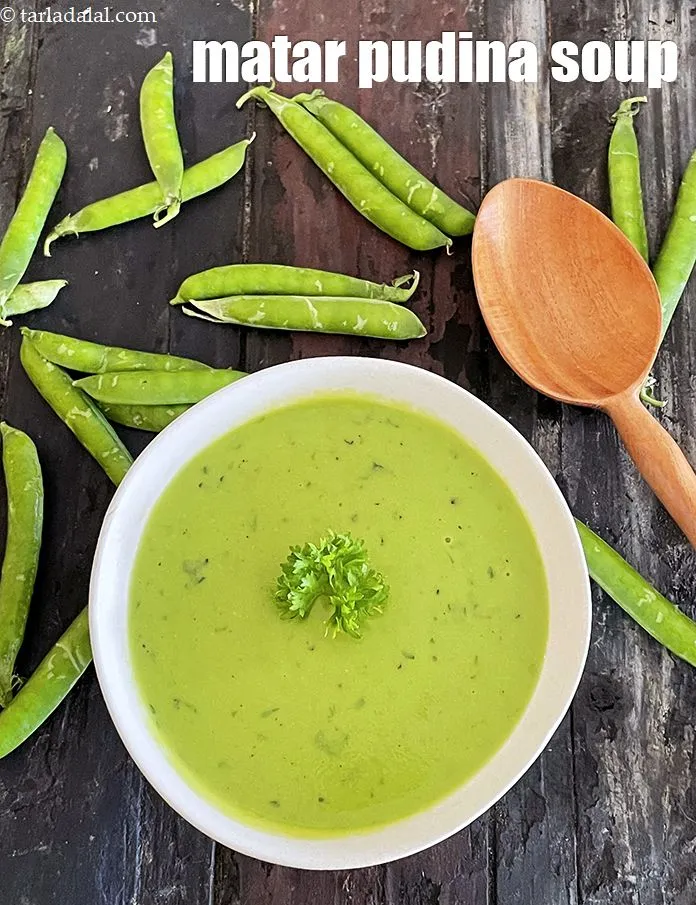 स्टेप 24 – <strong>हरे मटर और पुदीना सूप रेसिपी&nbsp;|&nbsp;भारतीय मटर पुदीना सूप&nbsp;|&nbsp;हेल्दी पुदीना …
