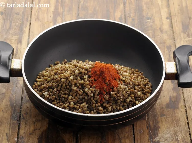 Step 26 – Add chilli powder. You can adjust the spice as per your liking.&nbsp;